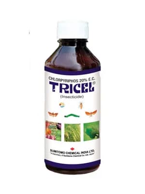 Sumitomo Tricel Chlorpyriphos 20% EC Insecticide, Broad Spectrum Organophosphorus Insecticide - Image 1