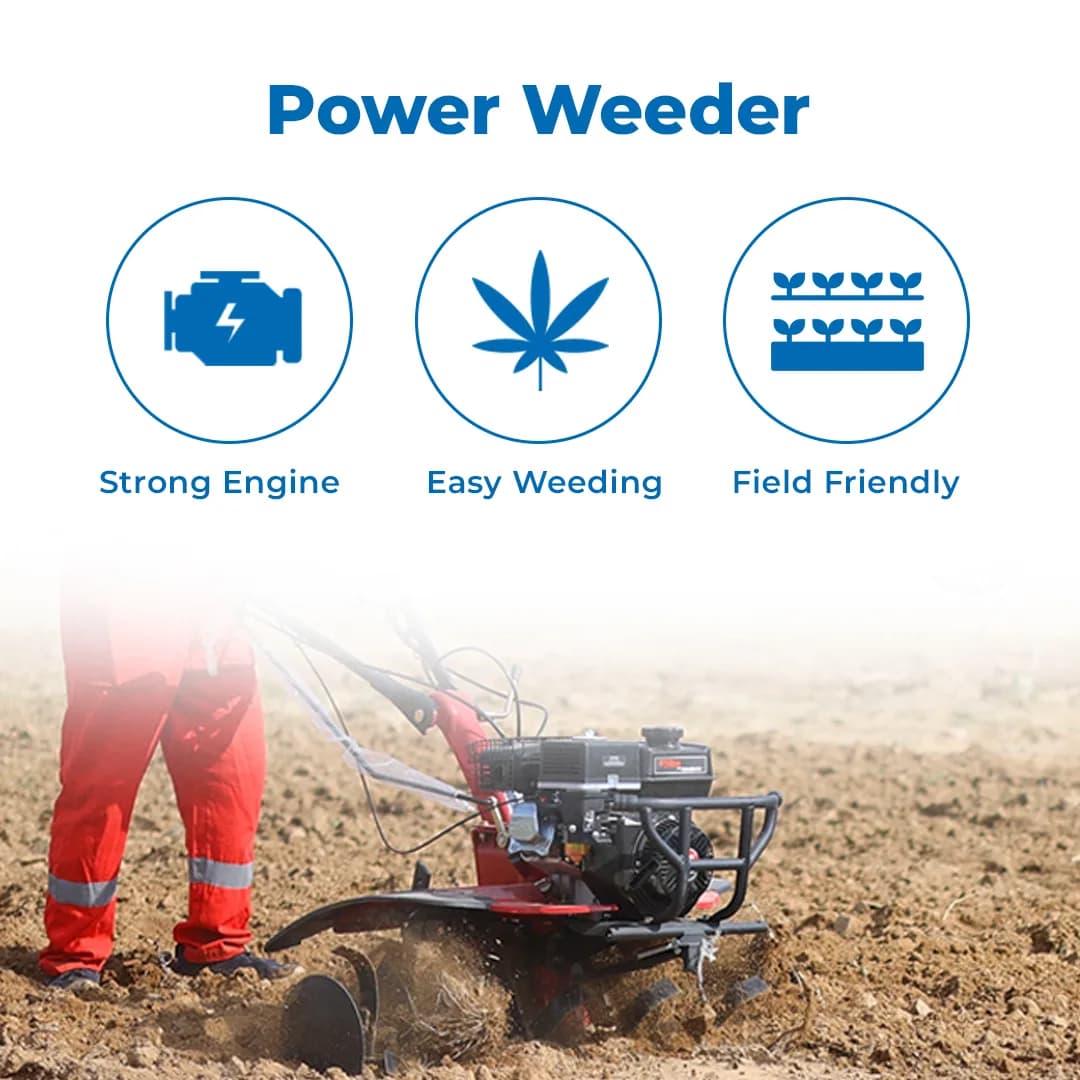 Balwaan BP 700 4 Stroke Power Weeder, Used for Weeding in All Types of Agriculture Crops And Gardens - Image 3
