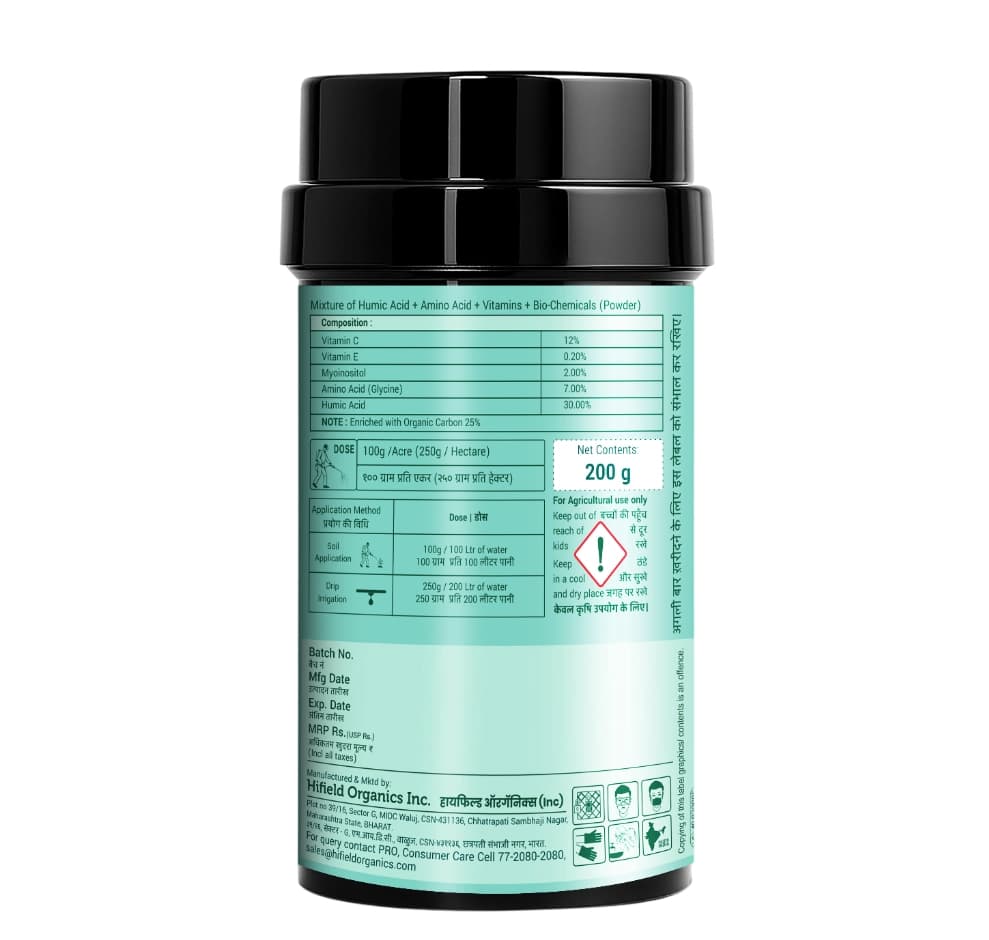 Hifield Cura Vita Bio-Stimulant Powder with Humic Amino Acids Vitamins - Image 2