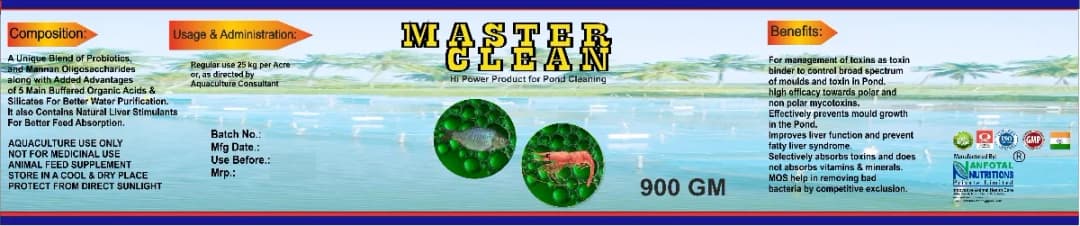 मास्टर क्लीन हाई पावर उत्पाद, एक्वाकल्चर के लिए तालाब की सफाई करने वाला, आहार की आपूर्ति करता है - Image 2