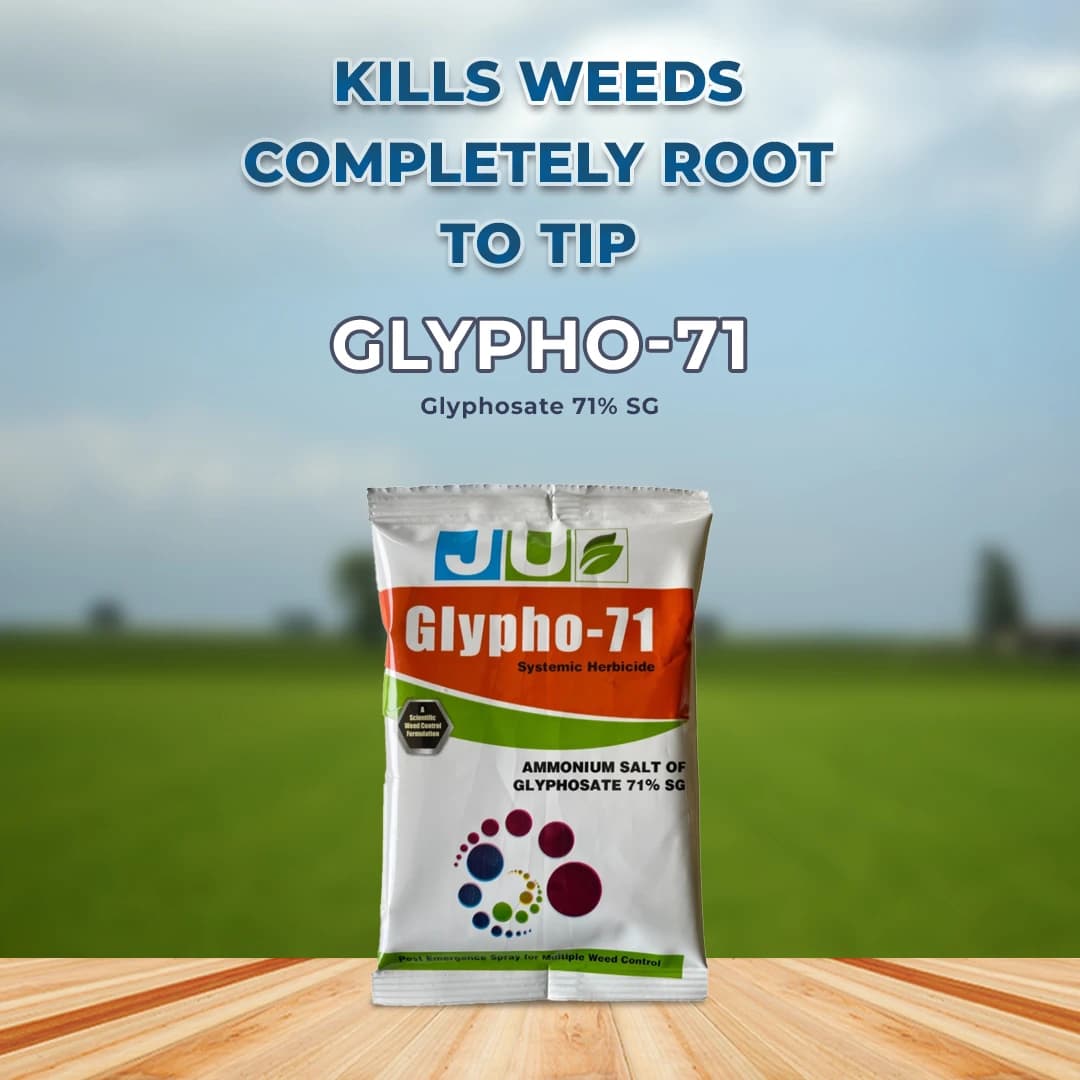 Ju Glypho-71 , Glyphosate 71% SG Non Selective Herbicide Used For Controlling Broad Range Of Weeds In Tea & Non Cropped Areas - Image 2
