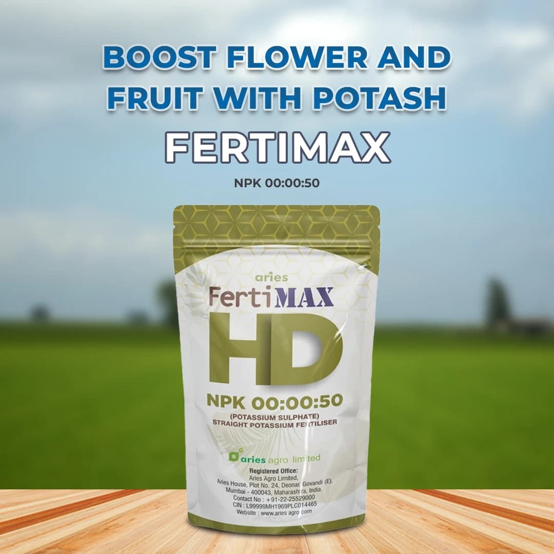 Aries FertiMax HD NPK 00:00:50 Potassium Sulphate Fertilizer, Excels In Providing Nutrients At Extremely Low Dosage - Image 2