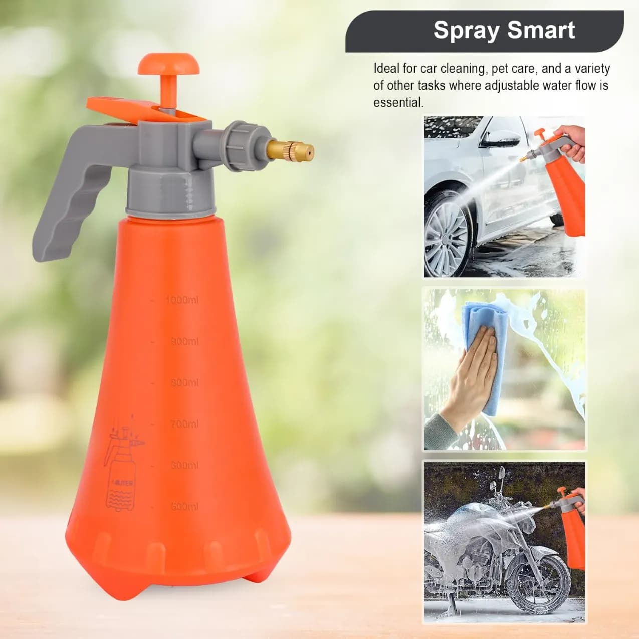 CropKraft Garden Sprayer (1L Capacity), Ideal For Watering Plants, Applying Fertilizers, Pesticides, Etc - Image 4