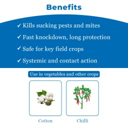 Adama Takaf Diafenthiuron 47% + Bifenthrin 9.4% SC, Effective Control of Whiteflies in Cotton and Chilli 4