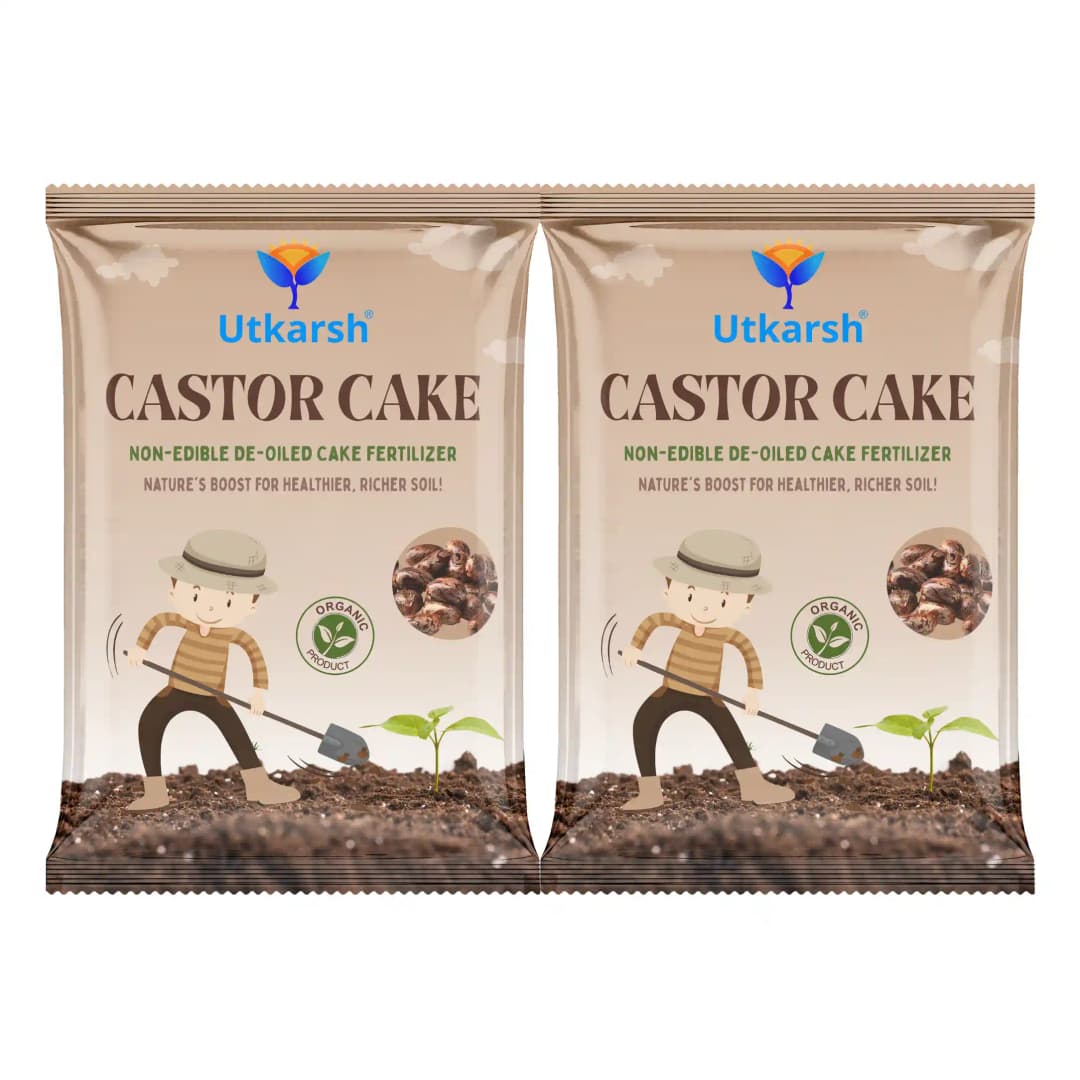 Utkarsh Castor Cake, Organic Fertilizer Boost Promotes Healthy Plant Growth - Image 2