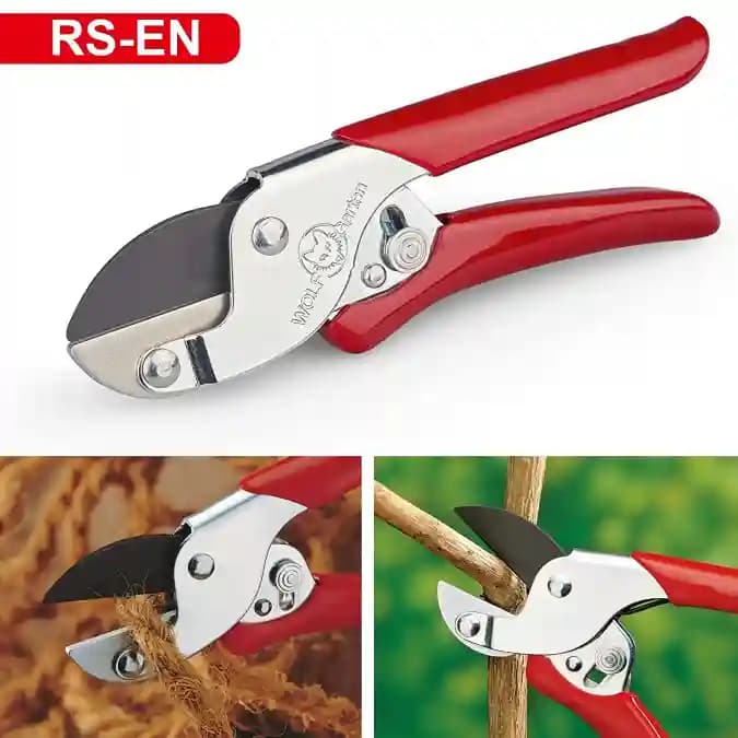 Wolf Garten Action Secateurs Set (RSEN RREN), Steel Anvil And Bypass Garden Shear Set, Garden Tool - Image 5
