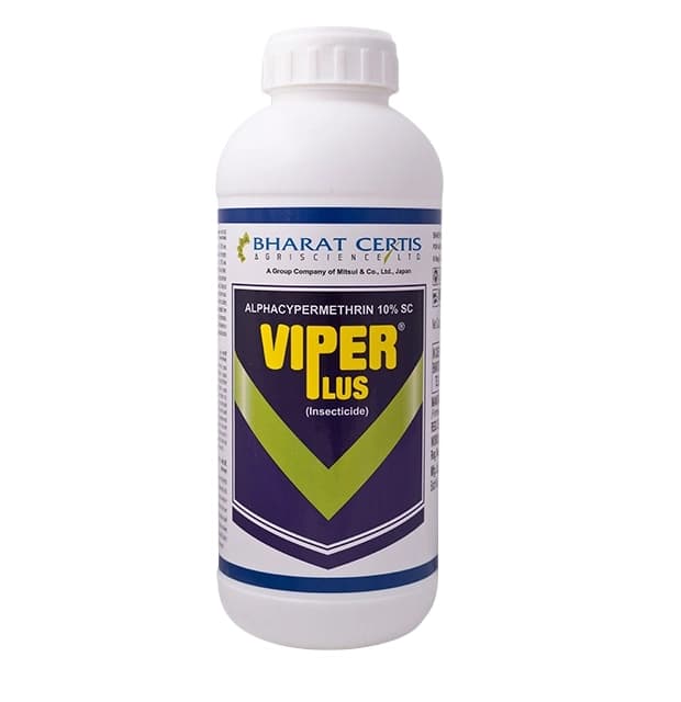 Bharat Certis Viper Plus Alphacypermethrin 10% SC Insecticide, Effective For Cotton And Household Pests