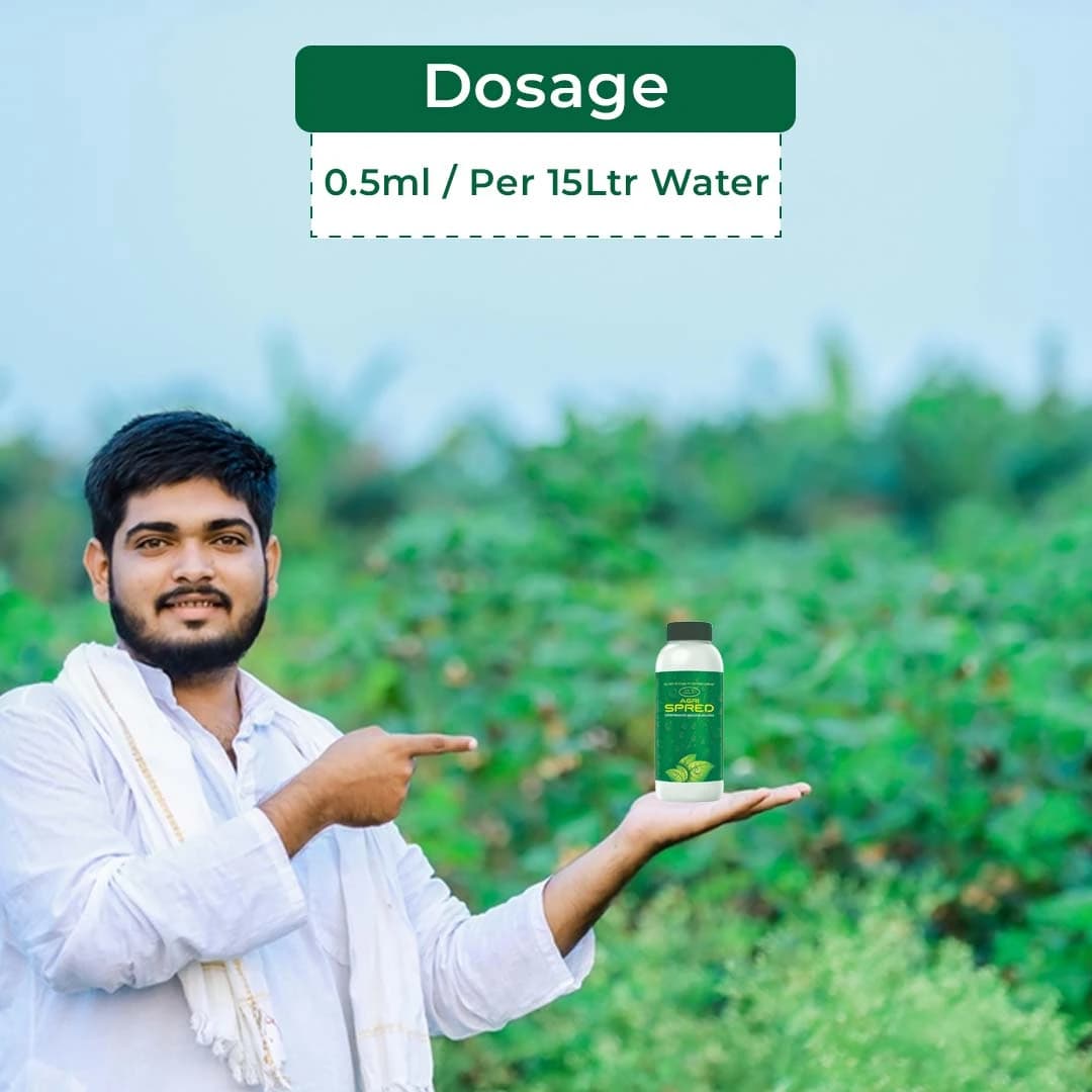 Agriventure AGRI SPRED (Silicon Spreader) Sticking Wetting Agent, Non-Ionic Surfactants - Image 5