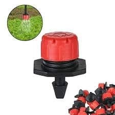 Bhagirath Adjustable Irrigation Dripper, Use For Drip And Garden Irrigation Systems. Suitable for 4mm by 7mm tube.