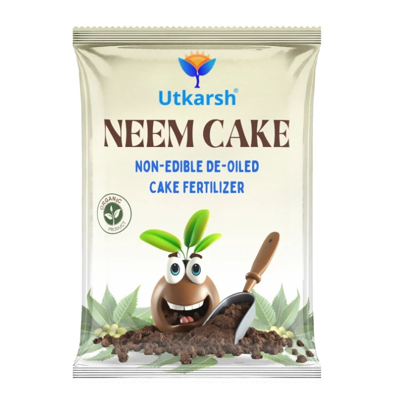 Utkarsh Neem Cake Organic Fertilizer, Soil Conditioner And Natural Pest Repellent For Healthier Plants