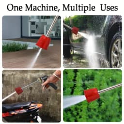 OEM Portable Double Motor Battery Sprayer 12V x 14A Battery, Special Gun & 10 Mtr Pressure Pipe, Ideal For Gardening, Pesticide Application (TP01) 5