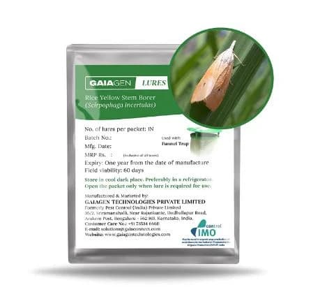 Gaiagen Yellow Rice Stem Borer (Scirpophaga Incertulas) Pheromones Lure And Funnel Insect Traps Combo, IMO Certified. - Image 2