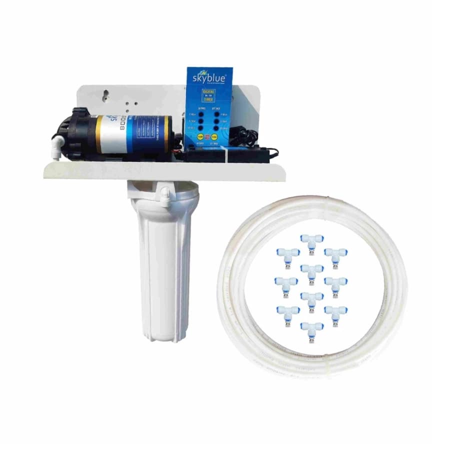 Siddhi Fogger Kit, 100 Ft Pipe, Brass Nozzles With Timer, Filter And Other Accessories, Suitable For Patio Misting, Greenhouse, Backyard - Image 3