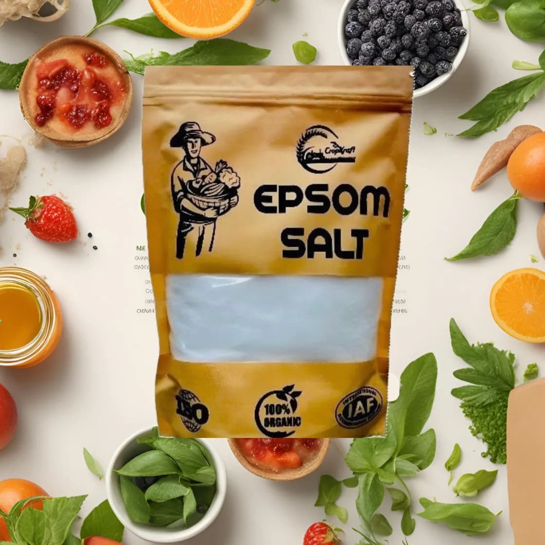 CROPKRAFT Epsom Salt (Magnesium Sulphate) Magnesium as Mg (9.7%) & Sulphur as S (12%) Powder - Image 4