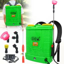 OEM Double Motor Battery Operated YUVA Series Sprayer 12V x 14A (20L Capacity), With Spray Gun & 4 Nozzles 1