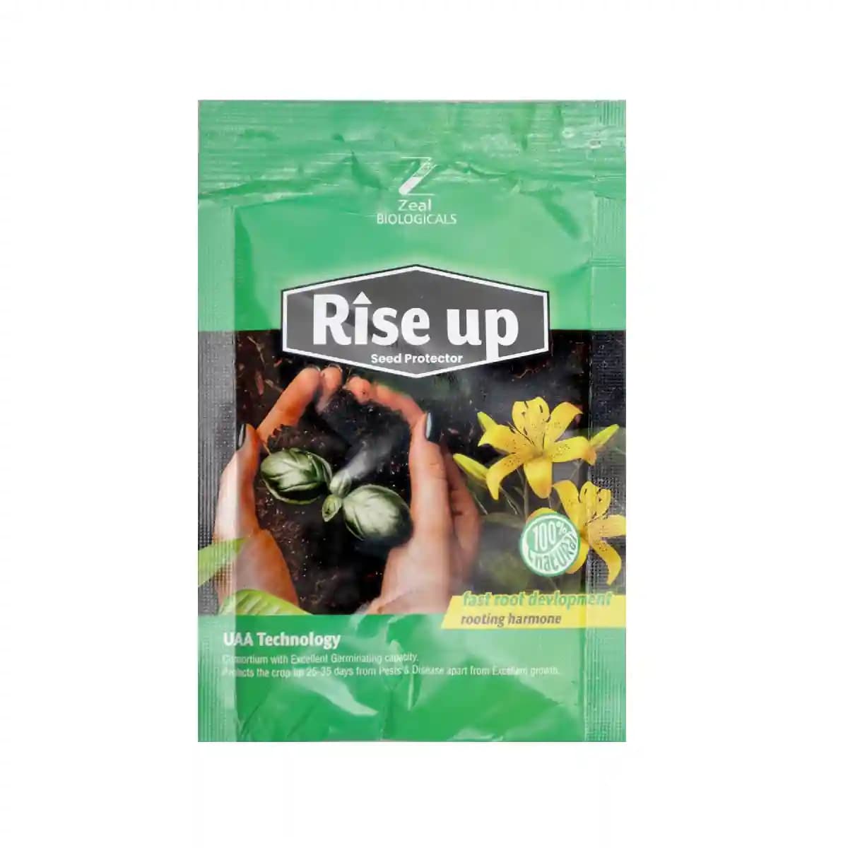 Zeal Biological Rise Up (Seed Protector), Has Fast Root Development Rooting Harmone, Increases Plant Resilience, Leading To Healthier Growth - Image 1