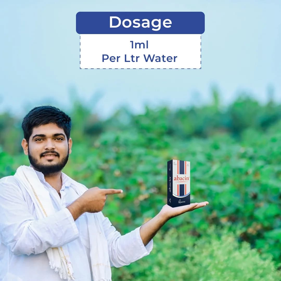 Crystal ABACIN Abamectin 1.9% EC Insecticide And Acaricide Crystal. It acts in Contact and Stomach Action - Image 5