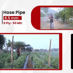 Balwaan Hose Pipe 8.5mm, 3 Ply Heavy Duty And High Pressure Pipe, Multiple Use For Spraying In Garden, Agriculture, Commercial and Construction Works 5