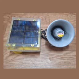 Radhe Agri Solar Smart Animal Repellent Light, Flashing Red LED Light, Real Animal Audio Output, Day & Night Sensor 2