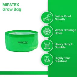 Mipatex Woven Fabric Grow Bags, Heavy Duty Premium HDPE Woven Laminated Fabric 1
