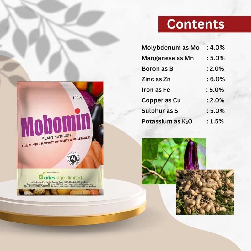 Aries MOBOMIN Plant Nutrient Micronutrients Fertilizer, Effective For Root Growth, Foliage, Flowering And Fruiting - Image 5