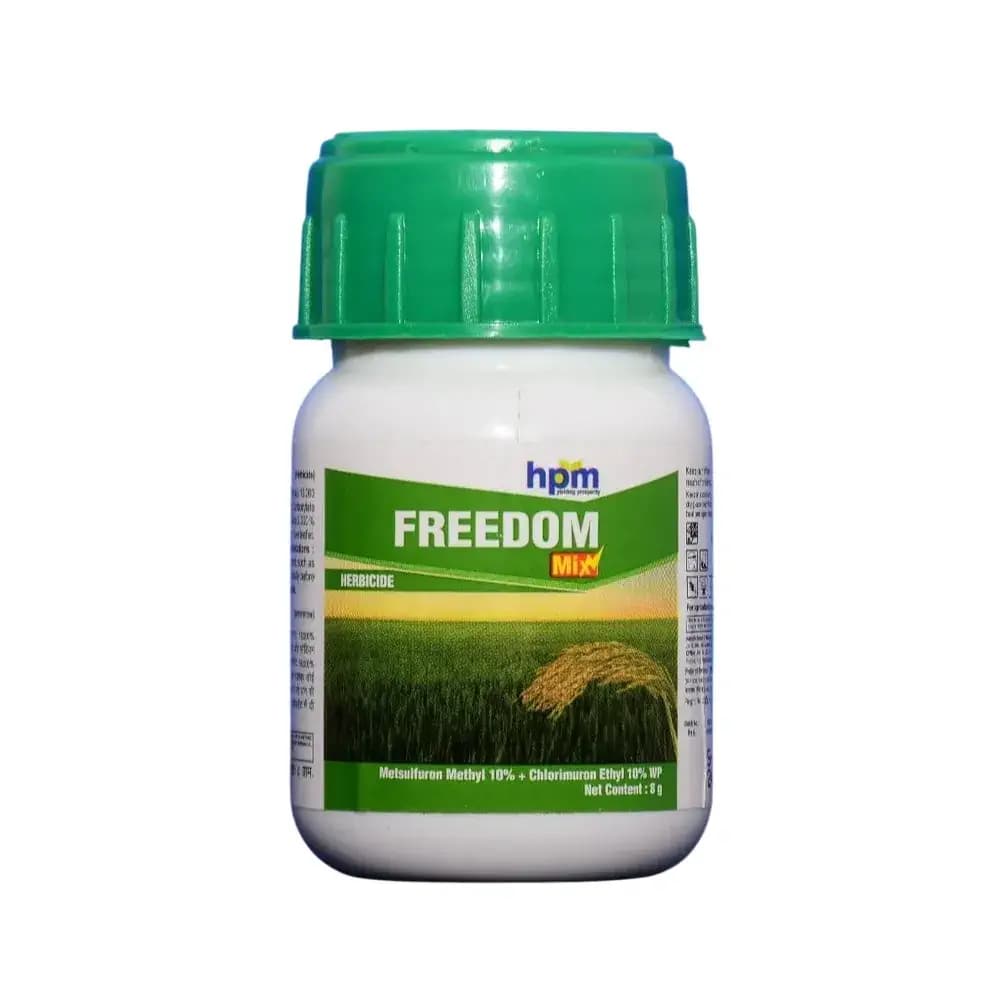 HPM Freedom Mix Metsulfuron Methyl 10% + Chlorimuron Ethyl 10% WP Herbicide, Effective Weed Control In Rice Crops - Image 1