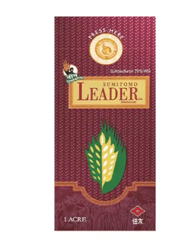 Sumitomo Leader 13.5 Gm + 500 ML Sulfosolfuron 75% WG Herbicide, Ultimate Broad-Spectrum Protector of Wheat Crop