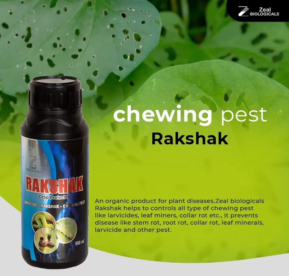 Zeal Biological Rakshak Crop Protector Larvicide, Enhances Plant Immunity & Prevents Diseases Such As Stem Rot, Root Rot, Etc - Image 3