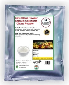 ग्रेटइंडो्स ए ग्रेड लाइम स्टोन पाउडर (चूना पाउडर), मिट्टी का पीएच स्तर बढ़ाने के लिए
