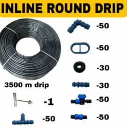 Pep Solution 16 MM Drip Irrigation Pipe, Complete Set For 1 Acre With Accessories. 2