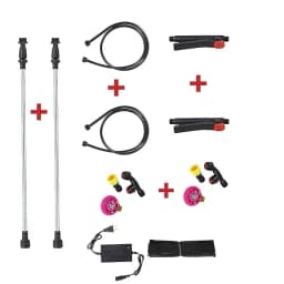 FarmEarth 3 In 1 Hand And Battery Operated Knapsack Garden Sprayer With SS Barrel, 16L Tank Capacity, 12V x 8A Battery 2