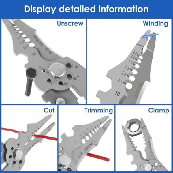 Radhe All In One Multifunction Stainless Steel Wire Puller, Cutter For Electrical Work And Strips - Image 2