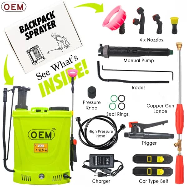 OEM 2 In 1 Sprayer Pump - 18 Litre Tank - Image 8