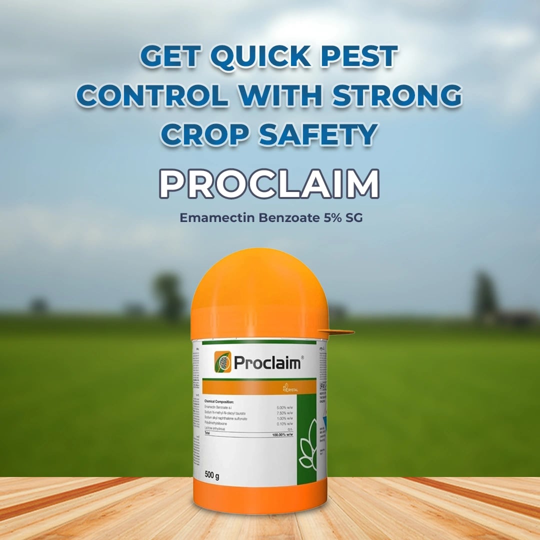 Crystal Crop Proclaim Insecticide - Broad-Spectrum Bollworm, Fruit & Shoot Borer Control