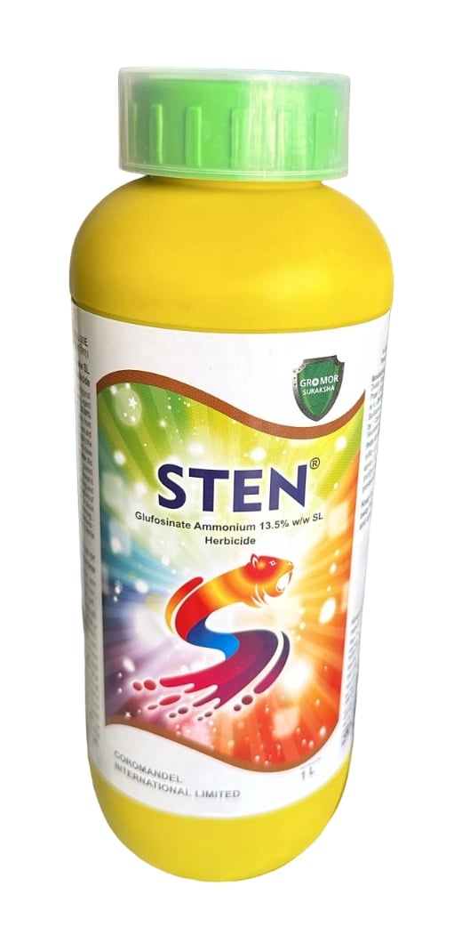 Coromandel Sten Glufosinate Ammonium 13.5% SL Herbicide, Effective on Weed Control to a Wide Range of Crops