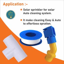 Radhe Solar Panel Cleaning Sprinkler Shower L Type With PVC T, Ideal Solution For Maintaining Solar Panels 3