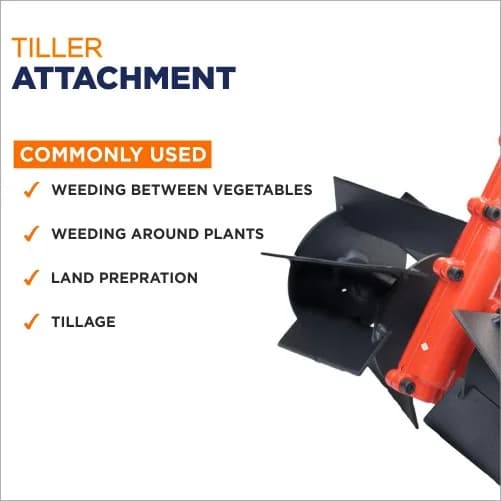 Balwaan Tiller Attachment for Brush Cutter, 28mm Cross Type Weeder in Fruits and Vegetables - Image 2