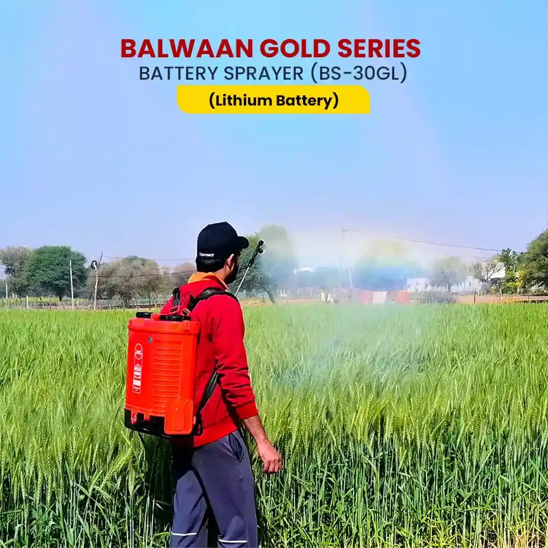 Balwaan BS-30GL Gold Series Double Motor Battery Sprayer, India\'s First Digital Battery Indicator, 12 Volt x 12 Amp, 20 L Tank - Image 9