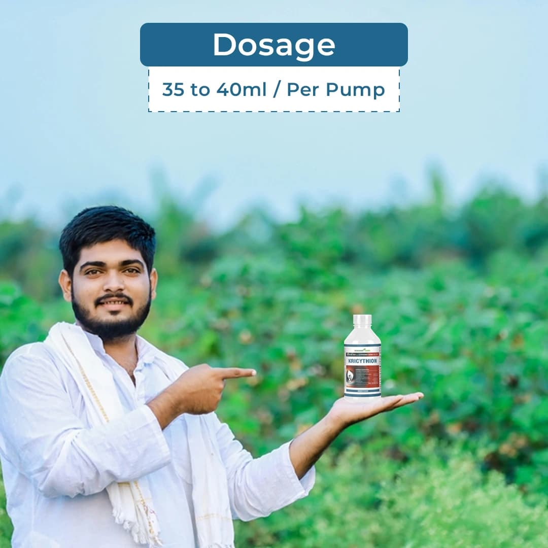 Krishigiri KRICYTHION Ethion 40% + Cypermethrin 5% EC Insecticide, Effective For Cotton And Chilli Crops - Image 5