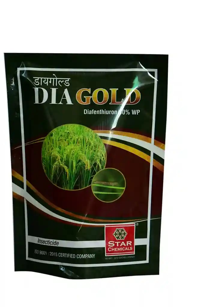 Startek Chemicals Diagold Diafenthiuron 50% WP, Broad-Spectrum Insecticide, Controls Sucking Complex and Mites.
