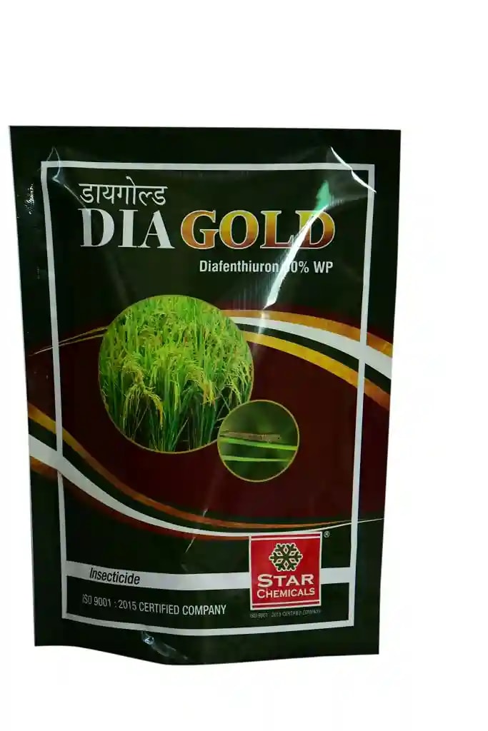 Startek Chemicals Diagold Diafenthiuron 50% WP, Broad-Spectrum Insecticide, Controls Sucking Complex and Mites.