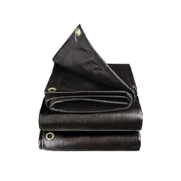 Black HDPE 175 GSM Heavy Duty Plastic Tarpaulin, Tirpal, Tadpatri for Multipurpose, Strong and Long Lasting Product 1