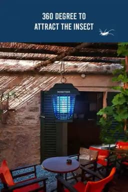 GL2A Indoor and Outdoor Use INSECT TRAP, Electronic Insect Killer, Pollution-Free and Harmless 2