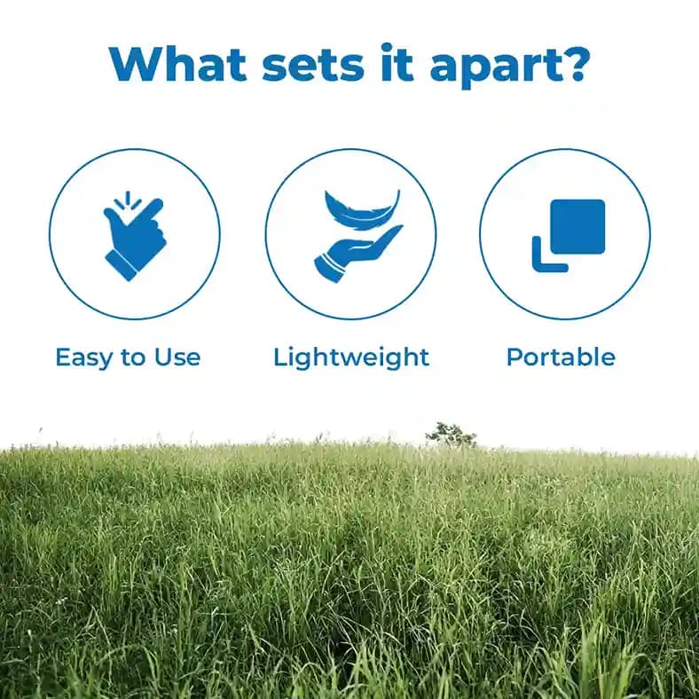 Portable Grass Cutter Trimmer Runs On 12 Volt DC Source, For Grass Cutting Light Weight And Easy To Use for Home Garden and Farm use - Image 3