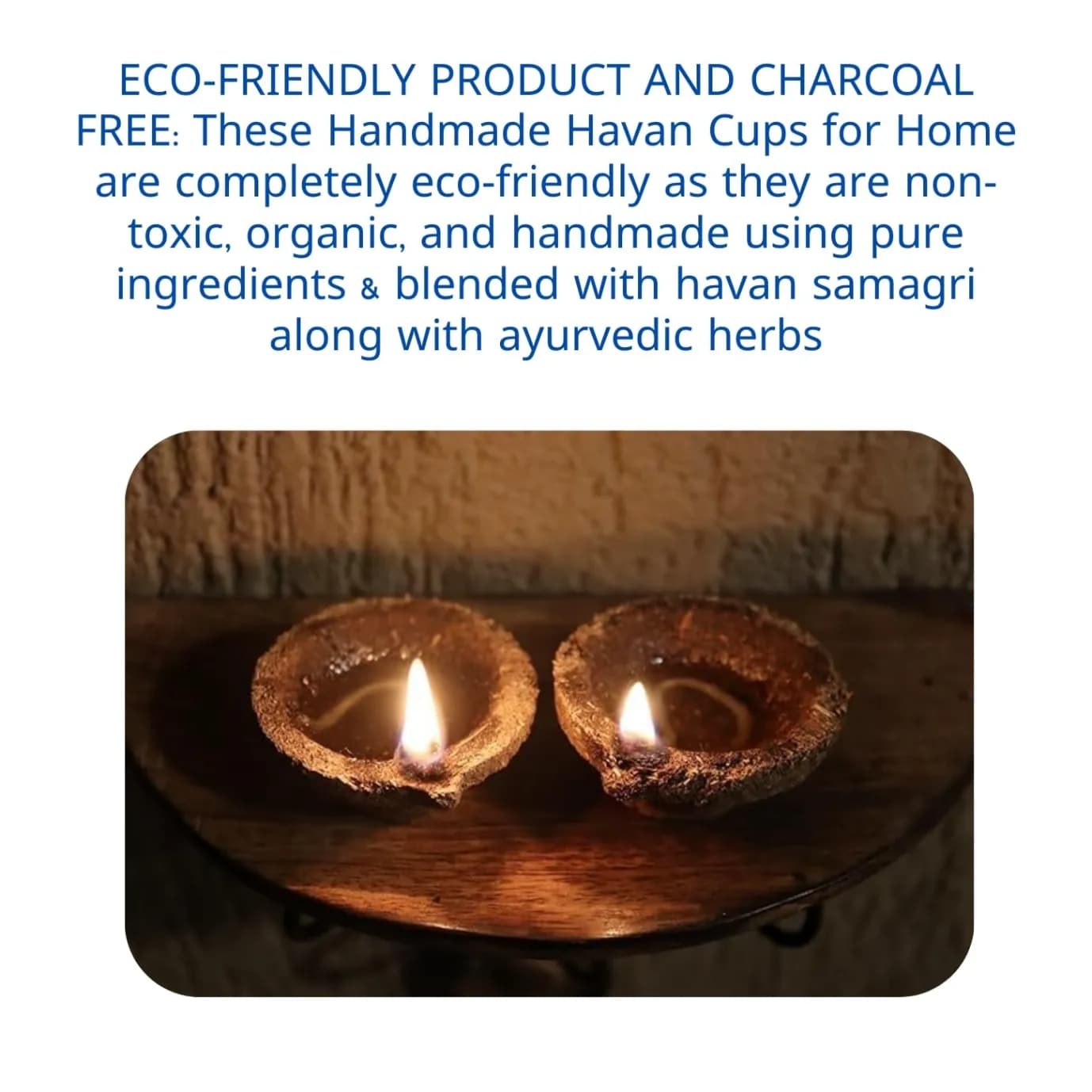 Radhe Cow Dung Panchgavya Natural Sambrani Empty Cup, For Daily Puja Or Havan (Pack Of 36) - Image 8