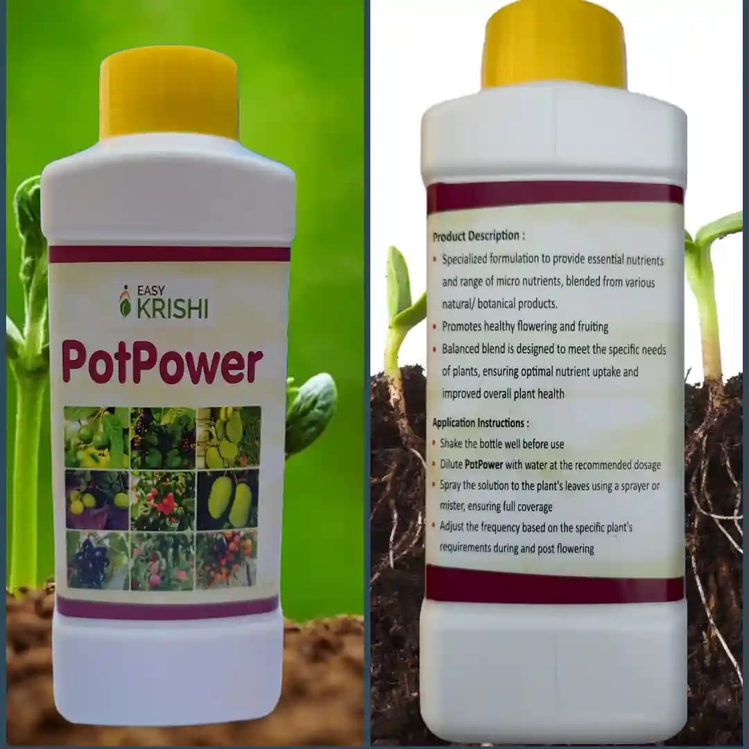 Easykrishi PotPower Plant Nutrition Enhancer and Immunity Booster For All Plants - Image 1