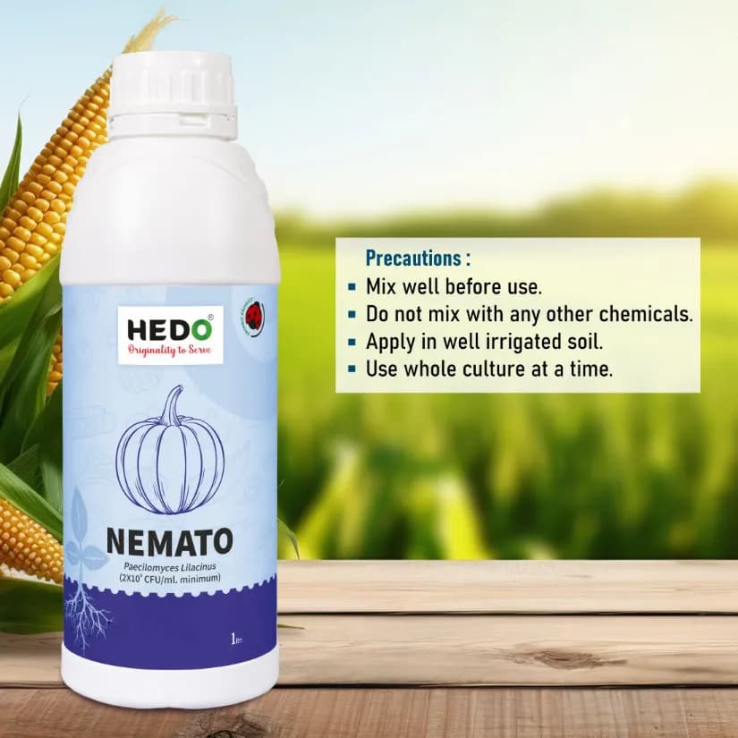 HEDO Nemato Pacilomyces Lilacinus Bio Organic Liquid For Agriculture, Garden & All Crops To Control Various Nematode And Other Soil Borne Diseases - Image 5