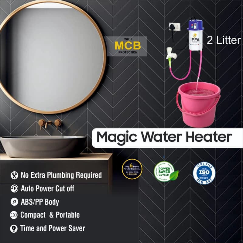 Radhe Agri 2LTR MCB Geyser with Auto Cut-Off & Copper Element - Image 5