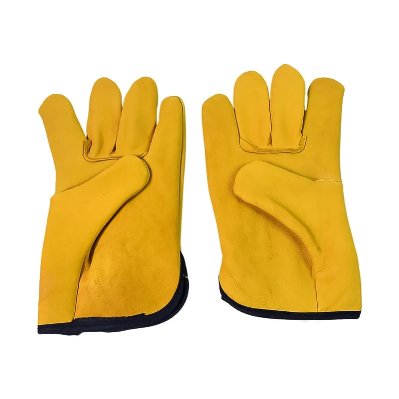 Gardening Work Gloves For Men & Women, Heavy Duty Leather Safety Gloves, (B Grade - 1 Pair) - Image 1