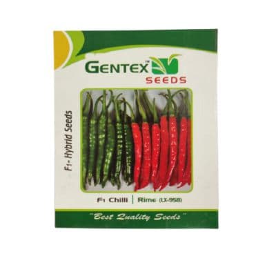 Gentex Hybrid Chilly Remi LX 958 , Very High Yielder. Mirchi Ke Beej. Marcha Na Bee. - Image 1